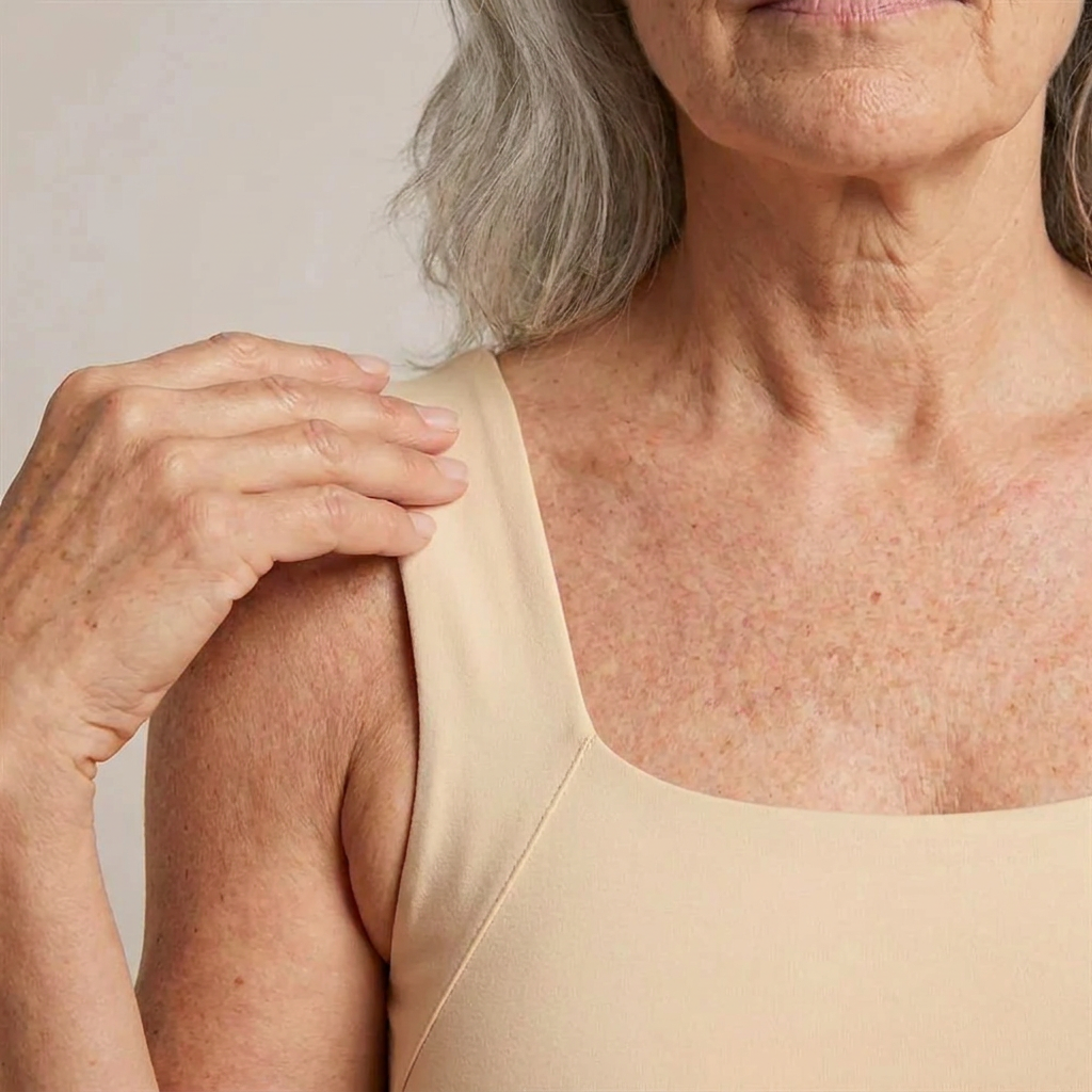 Maries topp – detalj
